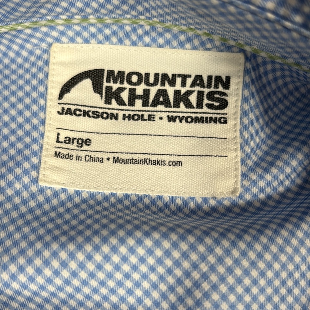 Mountain Khakis Men's Long Sleeve Button Up Shirt, Outdoors, Blue, Large - Picture 8 of 11